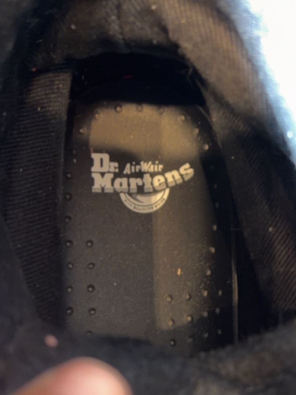Dr. Martens 1490 Mystic Floral Leather Lace-Up Boot - Black/Blue - Picture 8 of 8